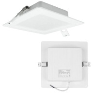 LED lampa zapustená hranatý držiak lampy 12W 4000K neutrálny