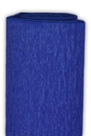 Krčený hodvábny papier - námornícka modrá, 50 x 200 cm