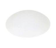 Biela zarážka do dverí, priemer 40 mm, samolepiaca, lepená na stenu, zarážka dverí