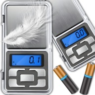 ELEKTRONICKÁ VÁHA NA ŠPERKY 0,01- 200g LCD VÁHA