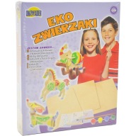 007228 DREVENÉ BLOKY EKO ZVIERATÁ V KRABICE