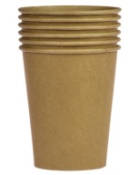 Kraft papierové poháre, 6 ks, 250 ml