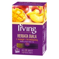 IRVING Biely čaj Mango Broskyňa 20 vrecúšok