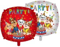Narodeninový obojstranný fóliový balón Paw Patrol
