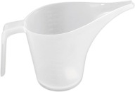 Plastový pohár, džbán s uškom, odmerka, 1000 ml
