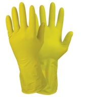 ŽLTÉ LATEXOVÉ RUKAVICE Žlté rukavice pre domácnosť, veľkosť 10/XL
