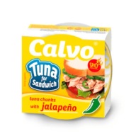 CALVO tuniak s Jalapeno v rastlinnom oleji 142g