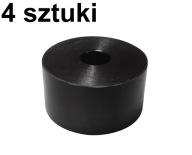 Antivibračná podložka, gumový izolátor vibrácií 40 x 10 x 20 mm - 4 kusy