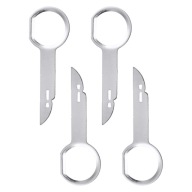 4x DEMONTÁŽ KĽÚČE PRE DEMONTÁŽ RÁDIA VW AUDI ŠKODA SEDAČKA FORD SET