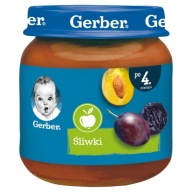 Gerber dezert Slivky po 4 mesiacoch 125g