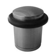 NÁRAZNÁ ZARÁŽKA DVERÍ SKRUBOVANÁ, MALÝ INOX, SATÉN