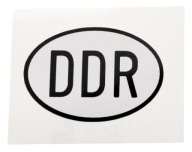 Samolepka DDR 50x35mm MZ SIMSON SKODA PRL RETRO