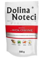 DOLINA NOTECI PREMIUM mokré krmivo pre psov bohaté na hovädzie mäso 500g