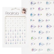 Nálepky ŠPERKY telo CRYSTALS FACE EYES