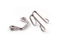 Veľký háčik na bundy, kabáty, 25MM SILVER 475