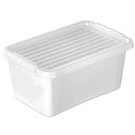 PLASTOVÝ KONTAJNER S VEKOM NA ODKLÁDACÍ BOX ORGANIZÁTOR 4,5L