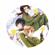 Hetalia Čína, Japonsko a Anglicko 58mm kolík