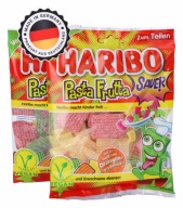 HARIBO Cestoviny Frutta DE Kyslé ovocné želé stuhy