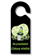 Vešiak na dvere Nerušiť Nasávam vedomosti