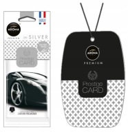 Prívesok do auta AROMA PRESTIGE CARD SILVER