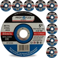INOX OCELOVÉ KOVOVÉ REZNÉ KOTÚČE 125x1 PROFIFLEX
