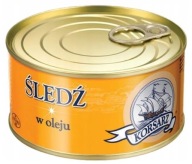 Rybie konzervy SLEDE V OLEJI konzerva Korsarz 330g