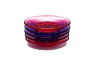 Plastová miska na mydlo, podložka na mydlo - mix farieb