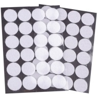 Samolepiace krúžky na suchý zips 25mm 24 párov BIELY
