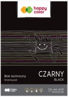 TECHNICKÝ BLOK A4 10k ČIERNA Happy Color