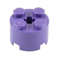 Lego 2x2 okrúhle 1ks D Fialová 3941 4622176 Nové