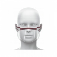Mini Face Shield Ochranná maska ​​Half Face Shield
