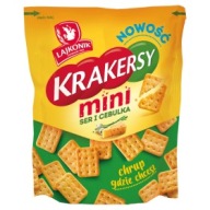Lajkonik Crackers mini syr a cibuľa 100 g