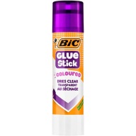 Farebná školská kancelárska lepiaca tyčinka Bic colored magic 8g