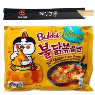 Buldak ramen polievka syrová pikantné kuracie Samyang 140g tyčinky ZADARMO