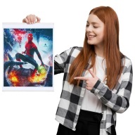 DIAMANTOVÁ VÝŠIVKA Diamantová maľba Spiderman Diamantová mozaika 5D DETI