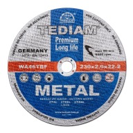 METAL + INOX rezací kotúč 230 x 2,0 TEDIAM PREMIUM