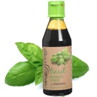 Grécky balzamikový krém s bazalkou, na šaláty, syry, pizzu, Messino 250 ml