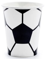 HRNČKY PAPIEROVÉ ŠÁLKY FUTBAL 6 ks