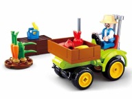 BLOKY MESTSKÝ FARMOVÝ TRAKTOR 80 PRVKOV. KOMP.