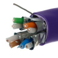 LAN kábel, krútená dvojlinka Ethernet CAT.6A U/FTP 1m Molex