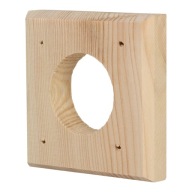 Ochranný kryt na vstup do hniezdnej búdky, kryt model B, priemer MKW 50 mm