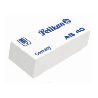 MALÁ GUMOVÁ GUMA 33X16X10MM BIELY PELIKÁN AS40