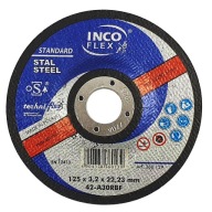 KOVOVÉ REZNÉ KOTÚČE T.42 125x3,2x22 INCOFLEX