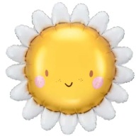 Fólia BALLOON SUN, smile, FLOWER, sunshine