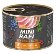 MINI RAFI krmivo pre psov - kačica - 185g - 1 ks