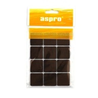 Aspro štvorcové plstené podložky hnedé 28mm A-40004-04-001