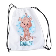 TAŠKA na batoh do škôlky s menom VEĽA vzorov
