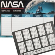 NÁSILNÁ TABUĽKA PLÁNU HODINY A5 NASA
