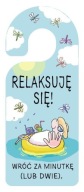 ZÁVĚS NA KĽÚČKU DVERÍ RELAX, HENRY