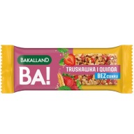 Cereálna tyčinka Bakalland 5-zrnná jahodová quinoa